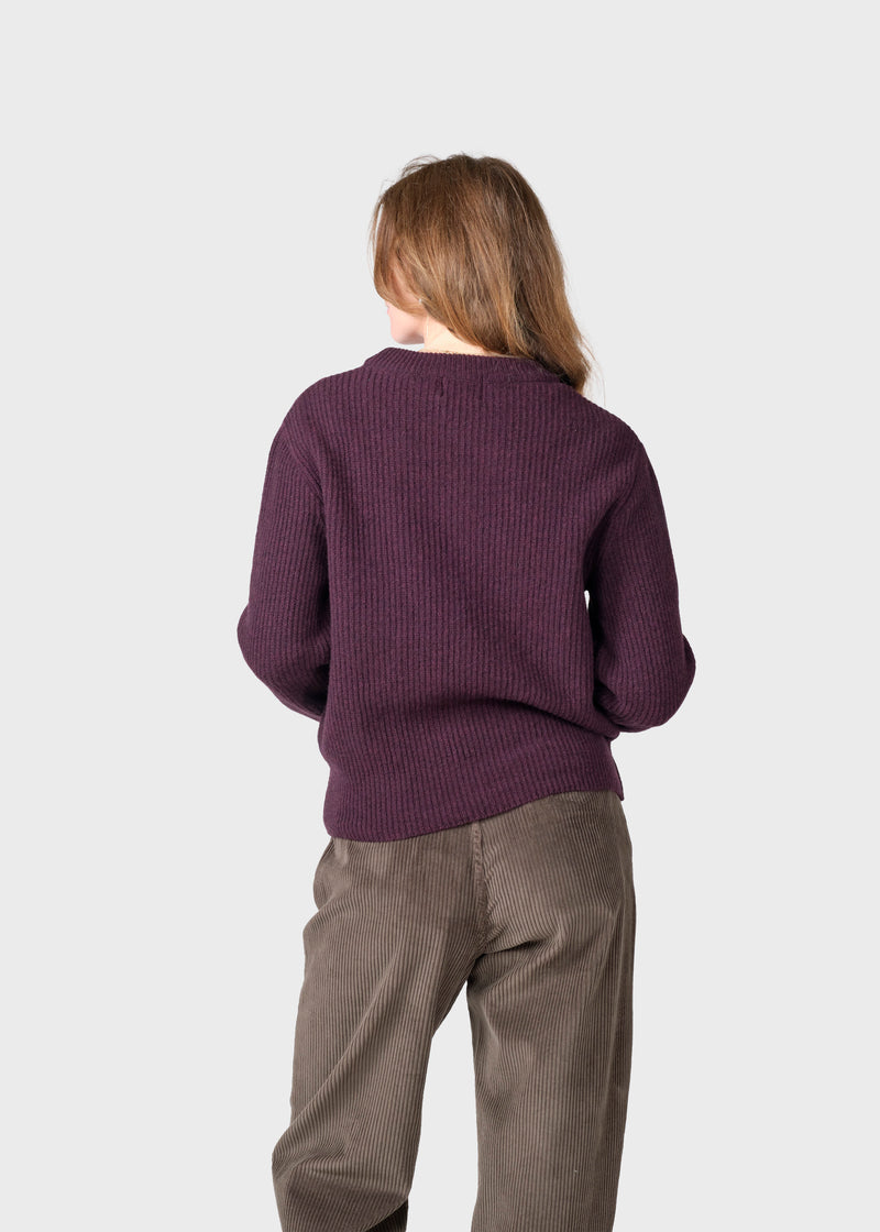 Klitmøller Collective ApS Gerda knit Knitted sweaters Burgundy
