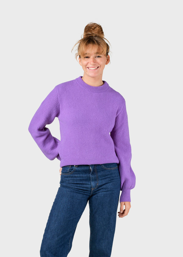 Klitmøller Collective ApS Gerda knit Knitted sweaters Lilac