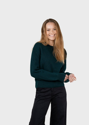 Klitmøller Collective ApS Gerda knit Knitted sweaters Moss Green