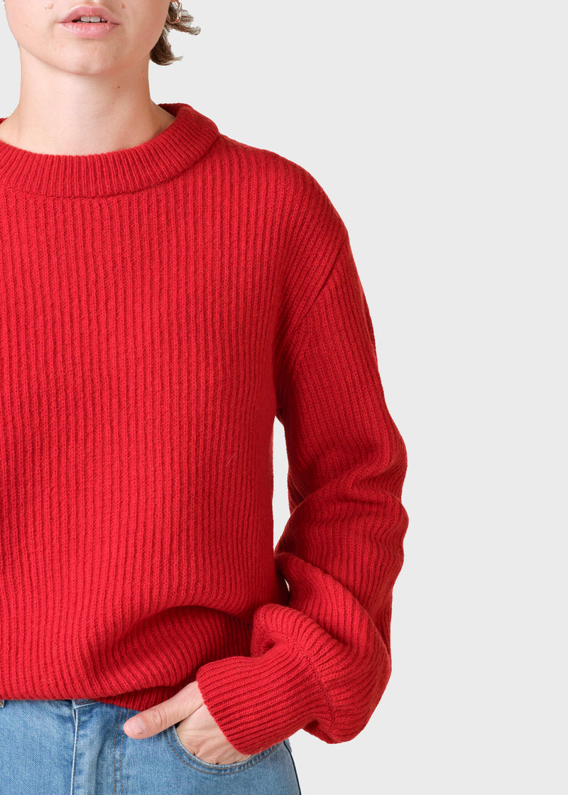 Klitmøller Collective ApS Gerda knit Knitted sweaters Red