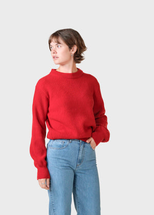 Klitmøller Collective ApS Gerda knit Knitted sweaters Red