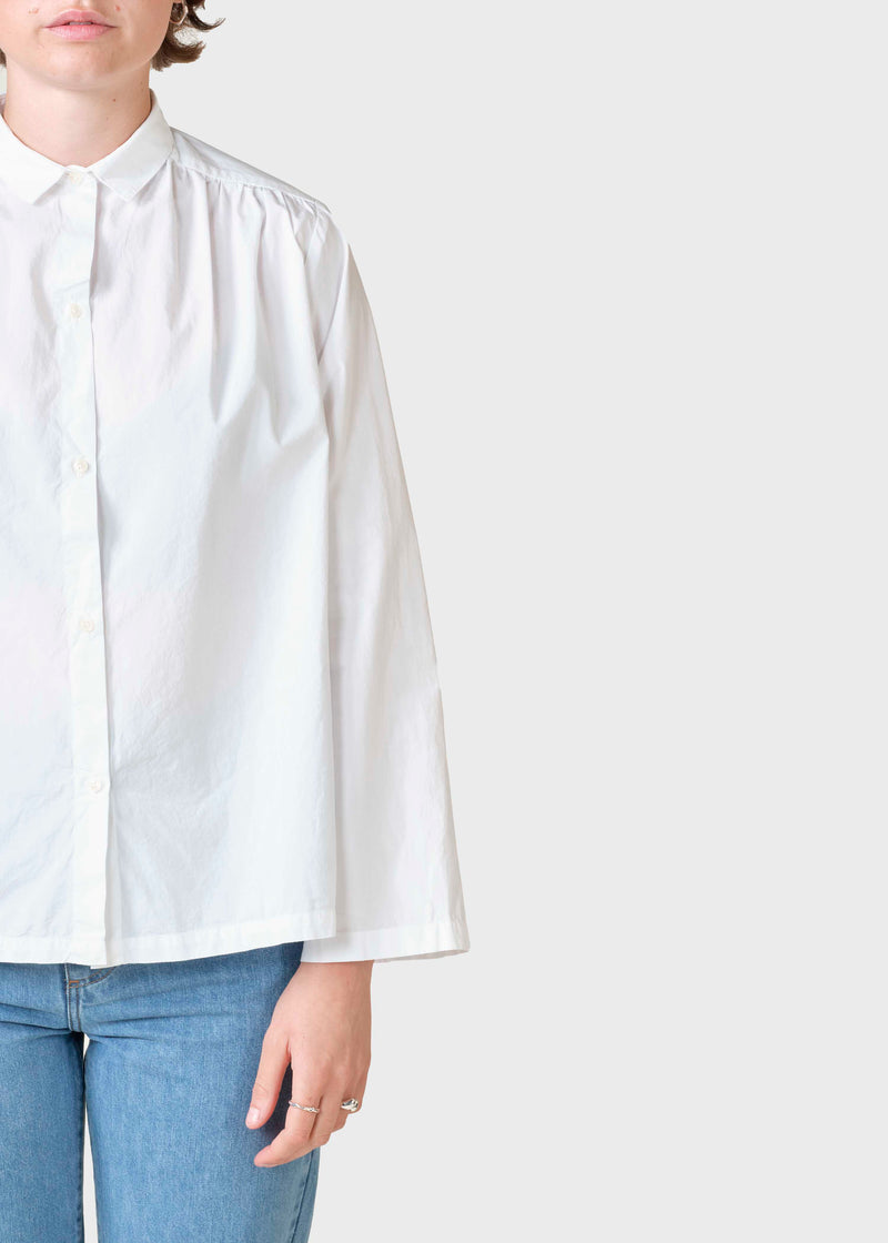 Klitmøller Collective ApS Gitte poplin shirt Shirts White