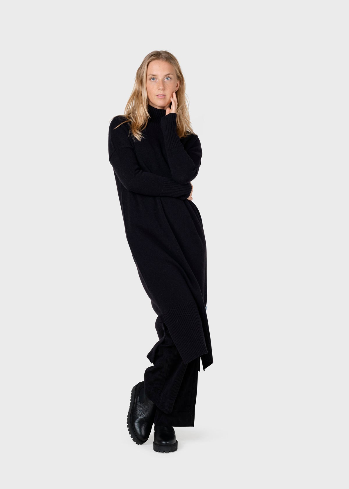 Klitmøller Collective ApS Gro knit dress Knitted sweaters Black