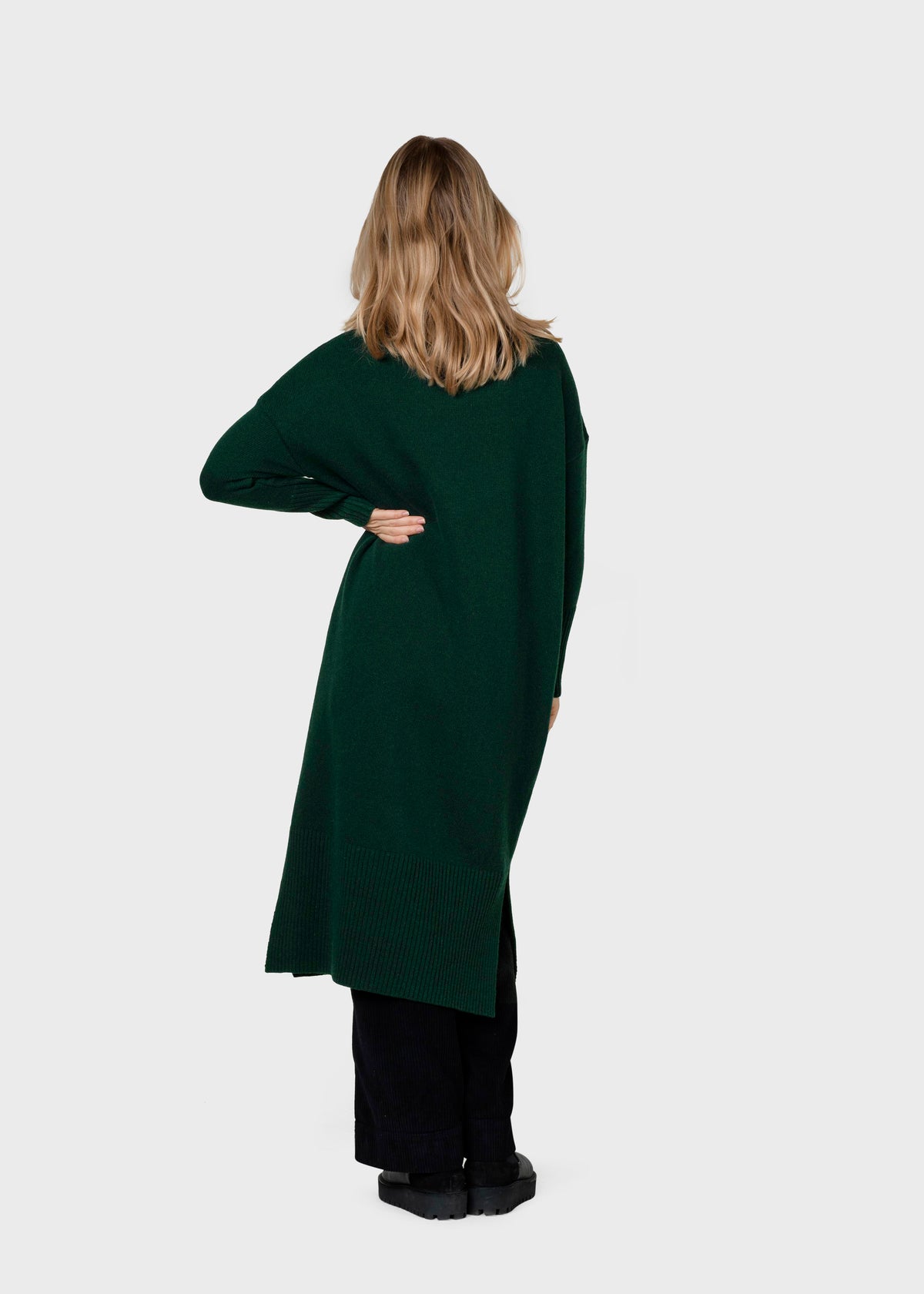 Klitmøller Collective ApS Gro knit dress Knitted sweaters Moss Green