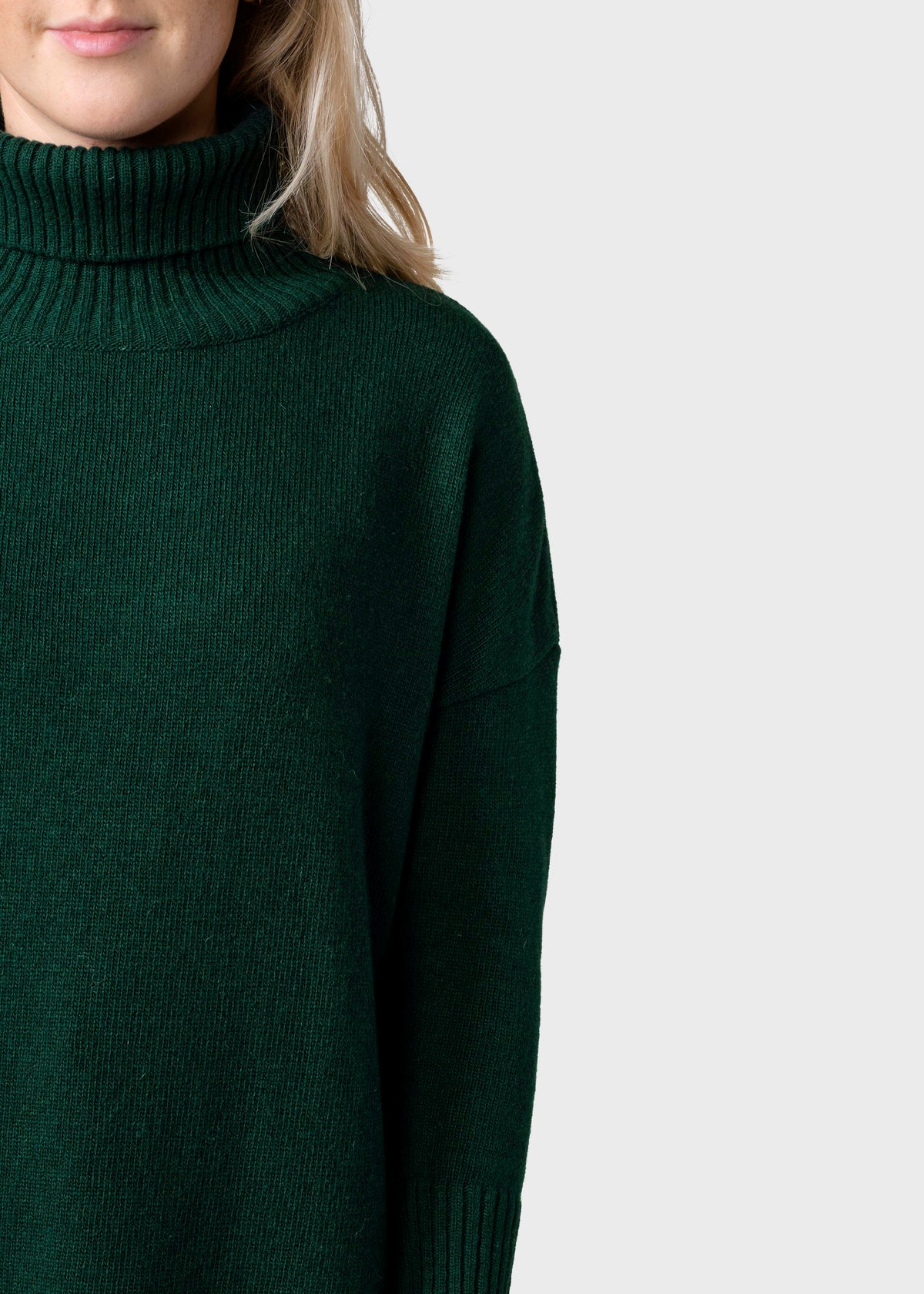 Klitmøller Collective ApS Gro knit dress Knitted sweaters Moss Green