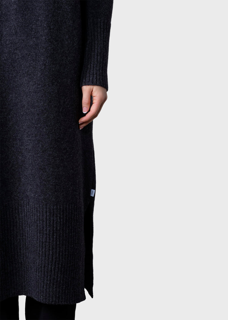 Klitmøller Collective ApS Gro knit dress  Knitted sweaters Anthracite