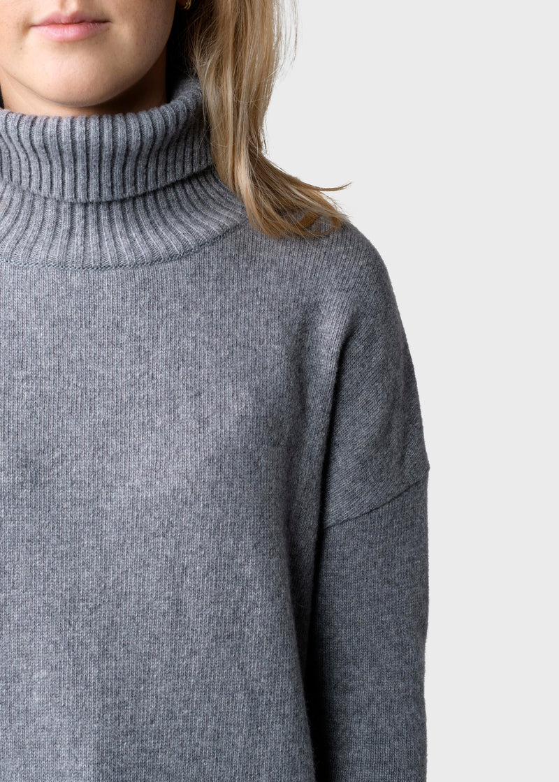 Klitmøller Collective ApS Gro knit dress  Knitted sweaters Light grey