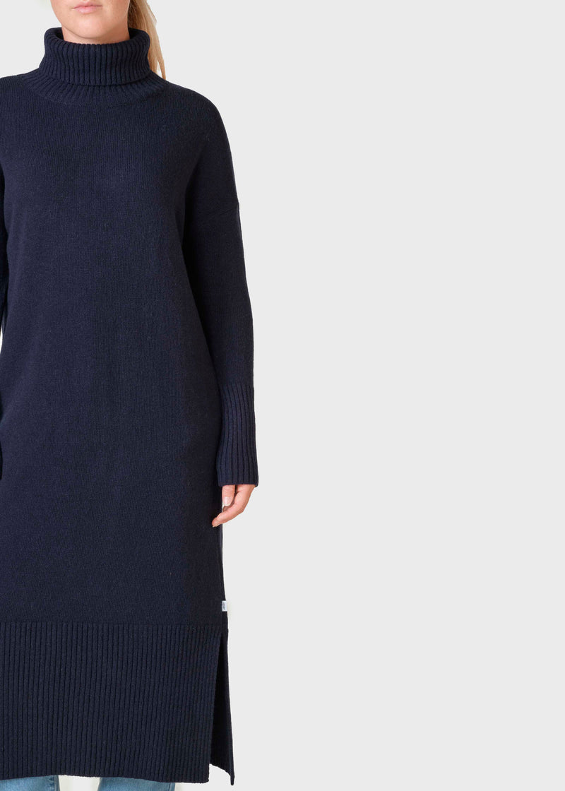 Klitmøller Collective ApS Gro knit dress  Knitted sweaters Navy