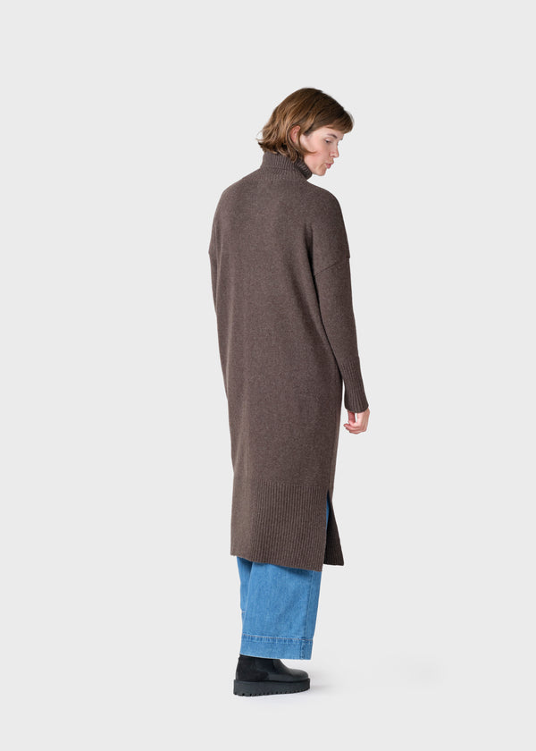 Klitmøller Collective ApS Gro knit dress  Knitted sweaters Taupe