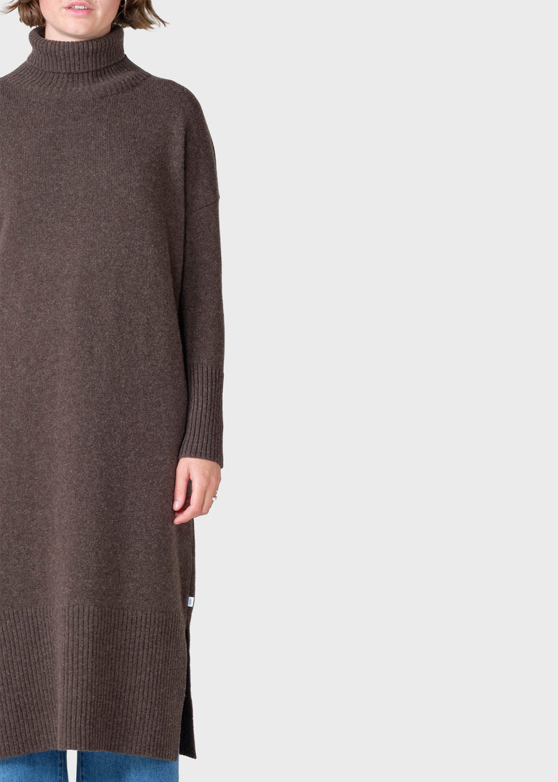 Klitmøller Collective ApS Gro knit dress  Knitted sweaters Taupe