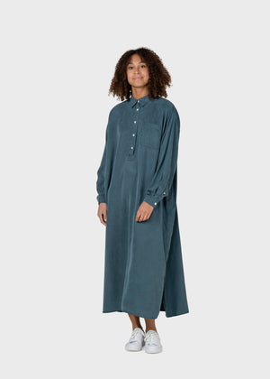 Klitmøller Collective ApS Gulla shirtdress Shirts Moss Green