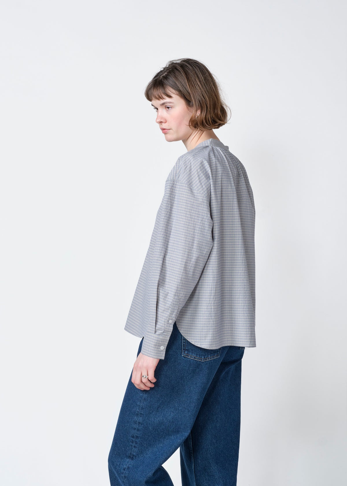 Klitmøller Collective ApS Gurli shirt GOTS Shirts Pastel sand/navy
