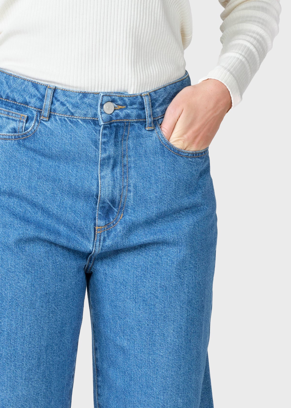 Klitmøller Collective ApS Gwen denim pants Pants Light blue