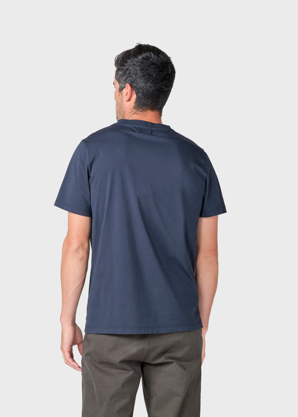 Klitmøller Collective ApS Hakon tee T-Shirts Navy