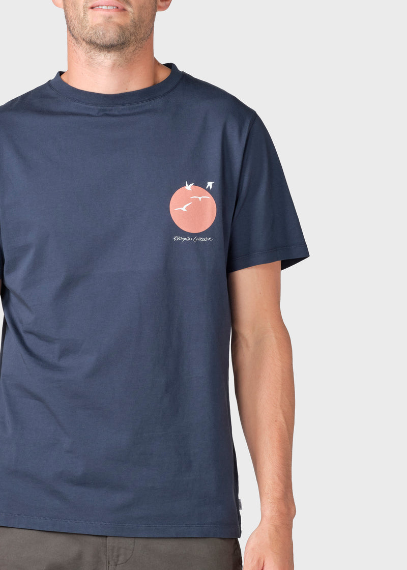 Klitmøller Collective ApS Hakon tee T-Shirts Navy