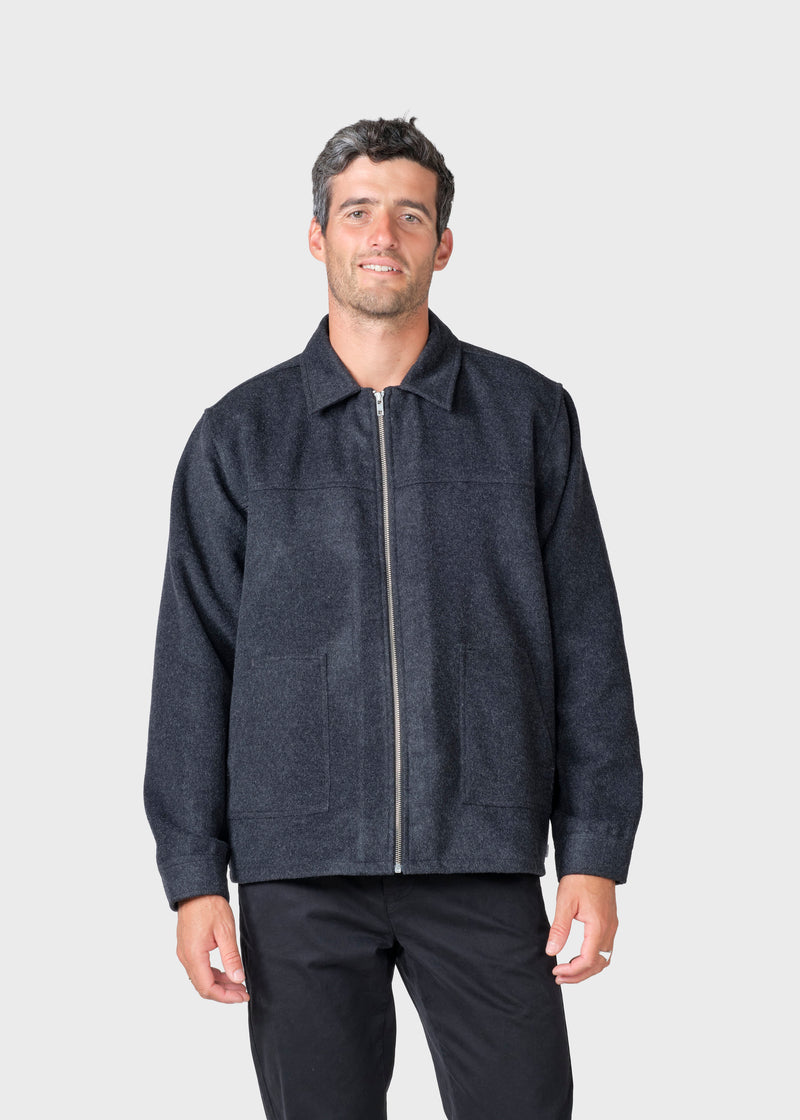 Klitmøller Collective ApS Hans zip jacket Jackets Black