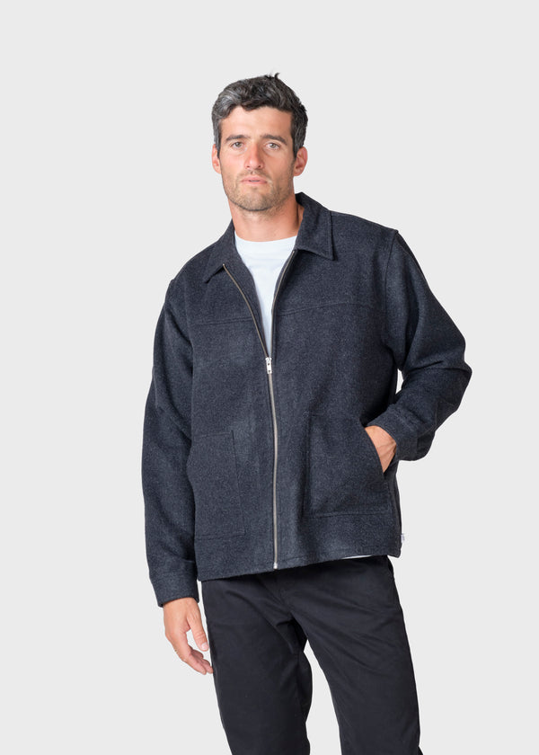 Klitmøller Collective ApS Hans zip jacket Jackets Black