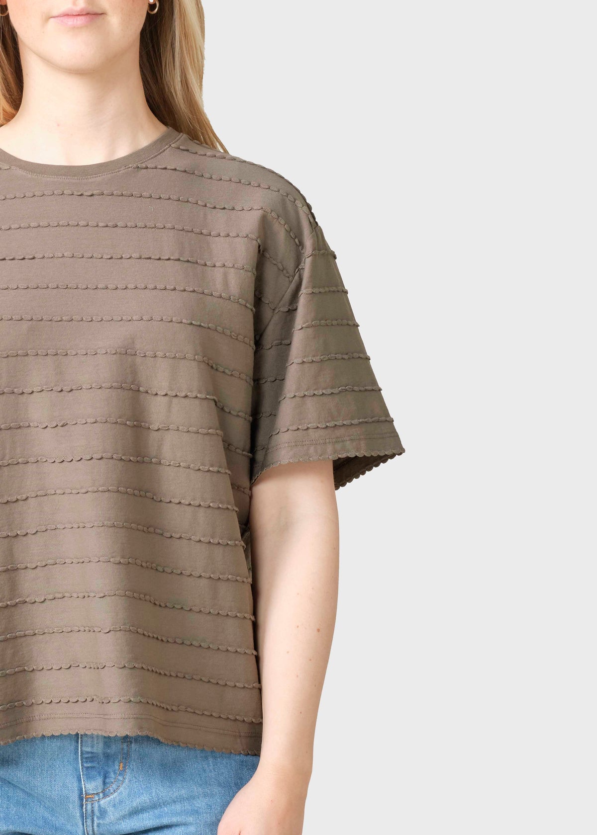 Klitmøller Collective ApS Harper tee OCS T-Shirts Taupe