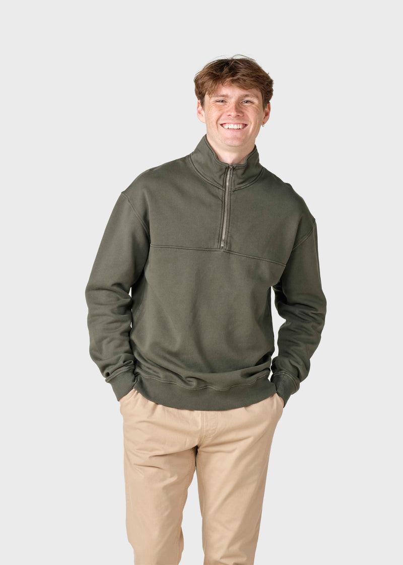 Klitmøller Collective ApS Harry sweat Sweatshirts Olive