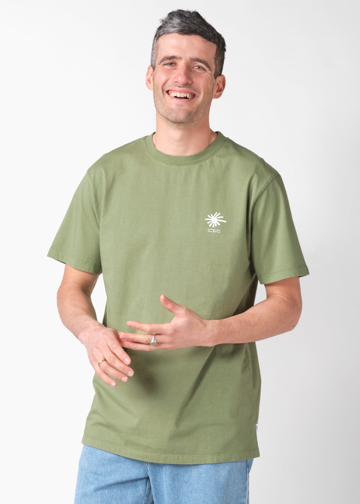 Klitmøller Collective ApS Heinz tee OCS T-Shirts Herb green