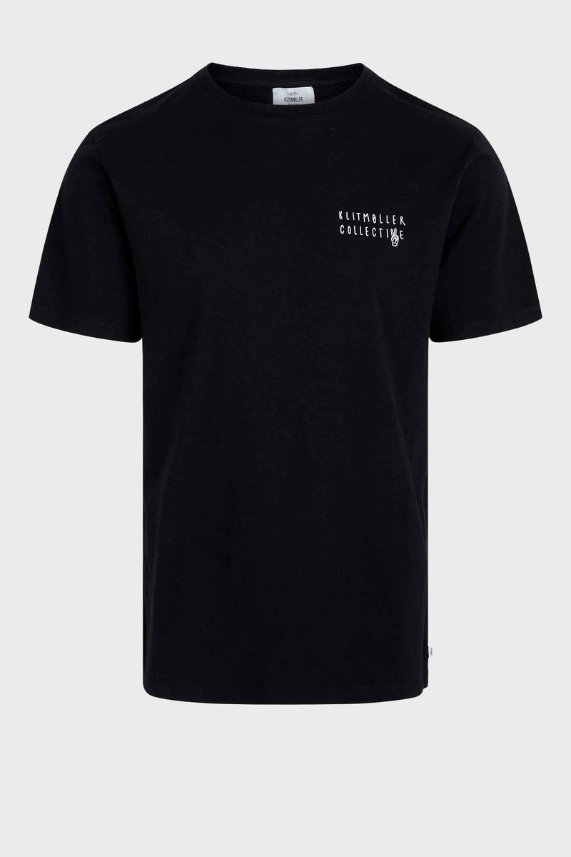 Klitmøller Collective ApS Hjalte tee  T-Shirts Black