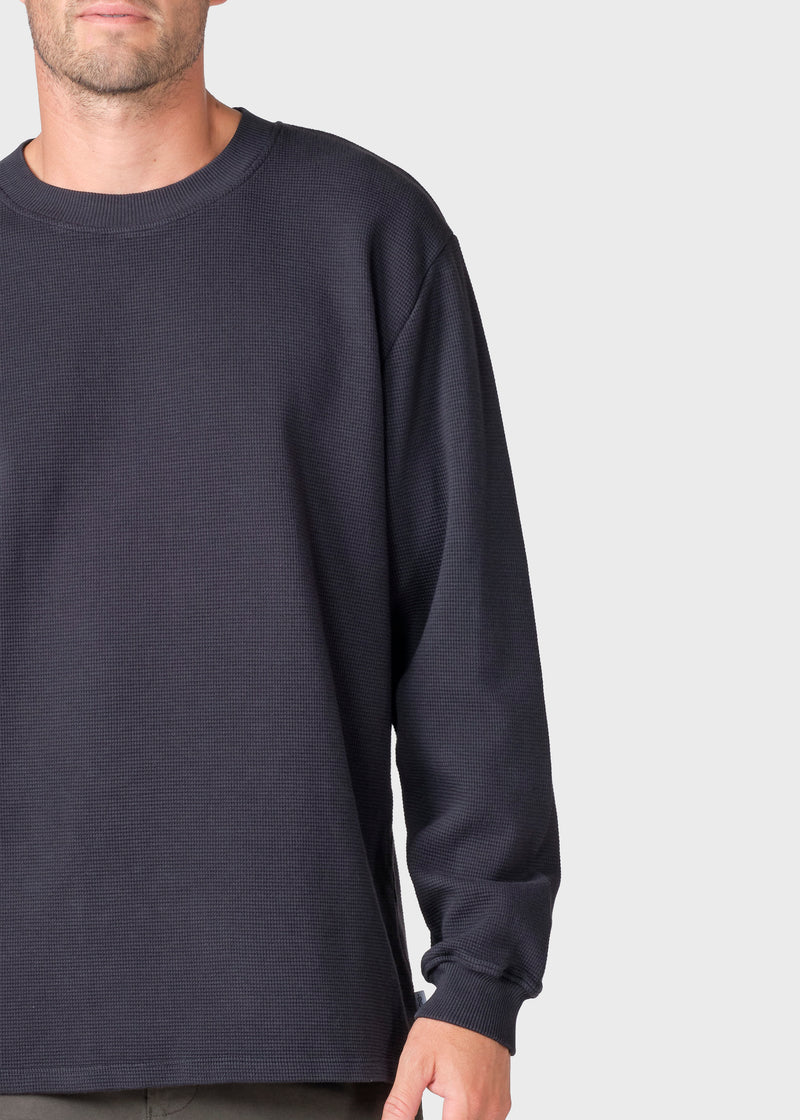 Klitmøller Collective ApS Hudson LS tee Sweatshirts Black