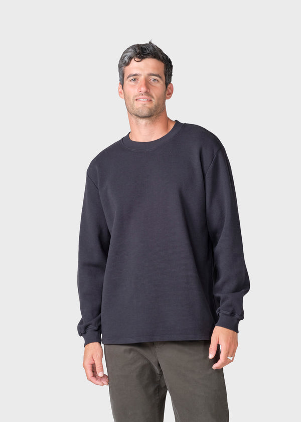 Klitmøller Collective ApS Hudson LS tee Sweatshirts Black