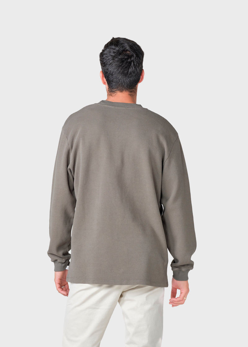 Klitmøller Collective ApS Hudson LS tee Sweatshirts Taupe