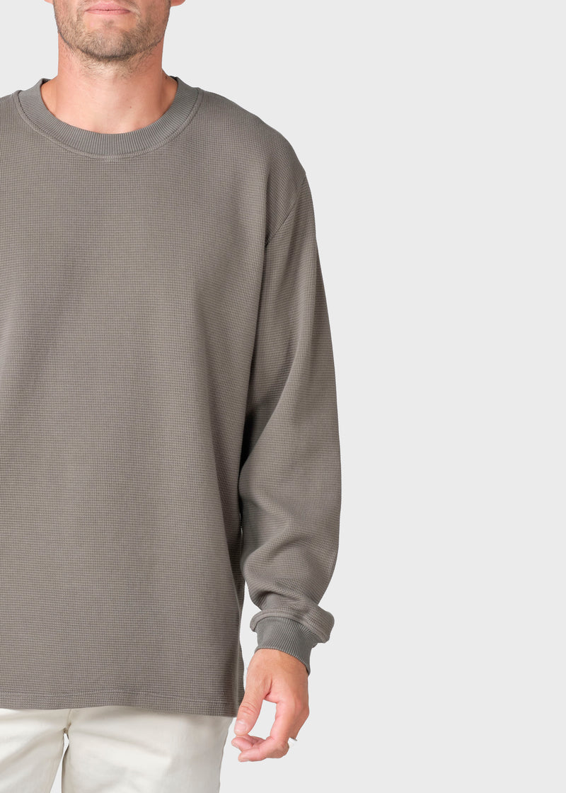 Klitmøller Collective ApS Hudson LS tee Sweatshirts Taupe