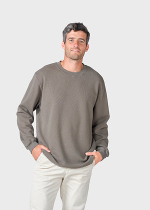 Klitmøller Collective ApS Hudson LS tee Sweatshirts Taupe