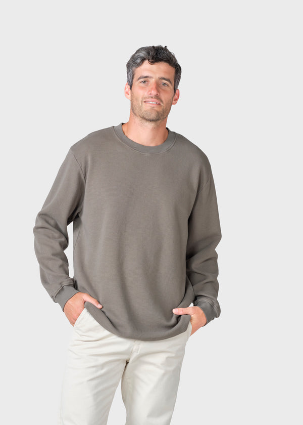 Klitmøller Collective ApS Hudson LS tee Sweatshirts Taupe