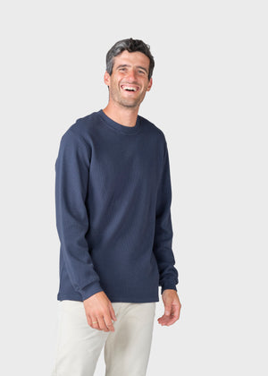 Klitmøller Collective ApS Hudson LS tee OCS Sweatshirts Navy