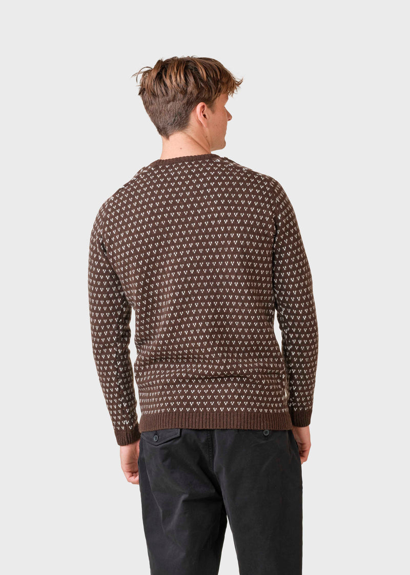 Klitmøller Collective ApS Hugo knit Knitted sweaters Earth/cream