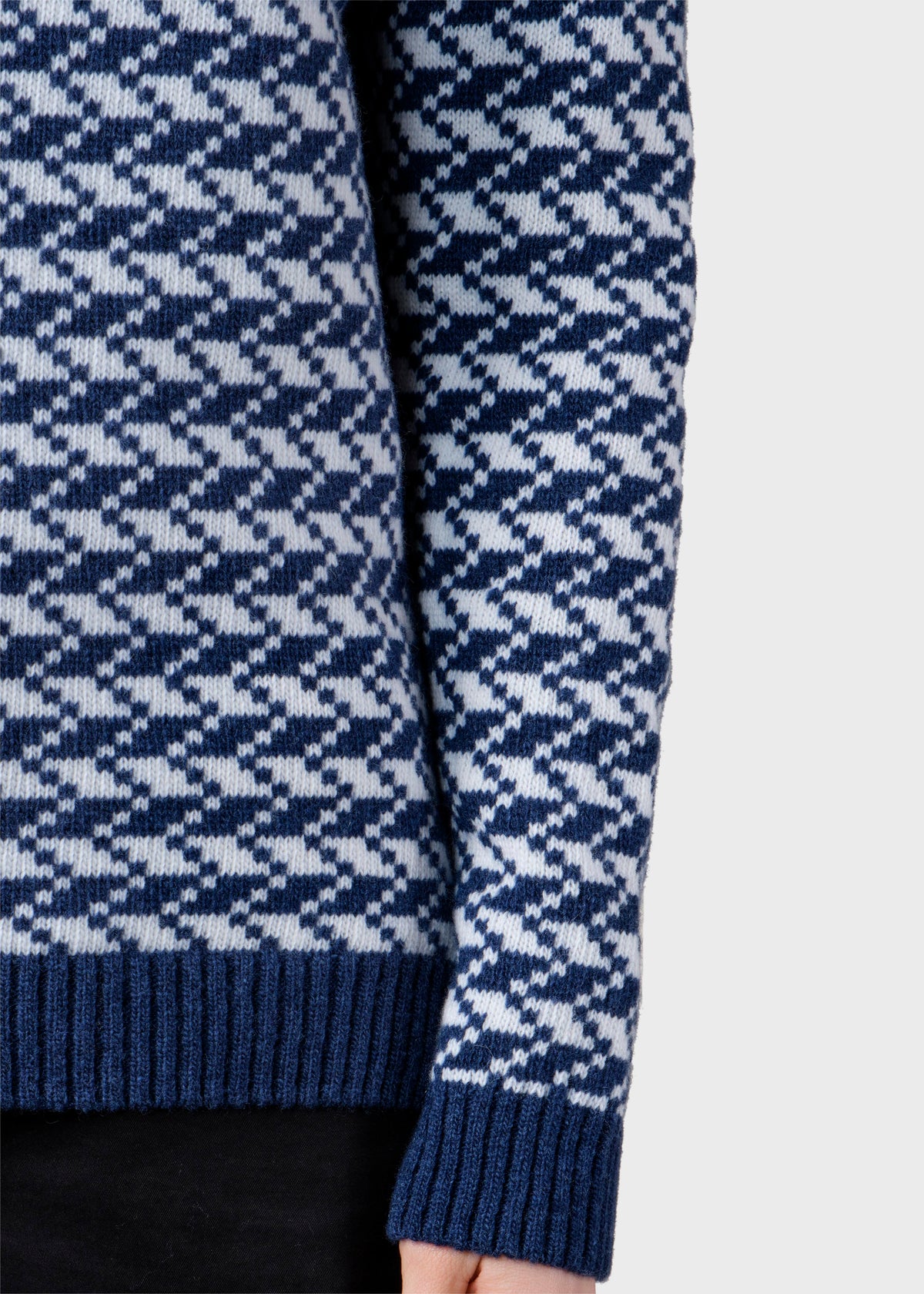 Klitmøller Collective ApS Ida knit Knitted sweaters Deep blue/cream