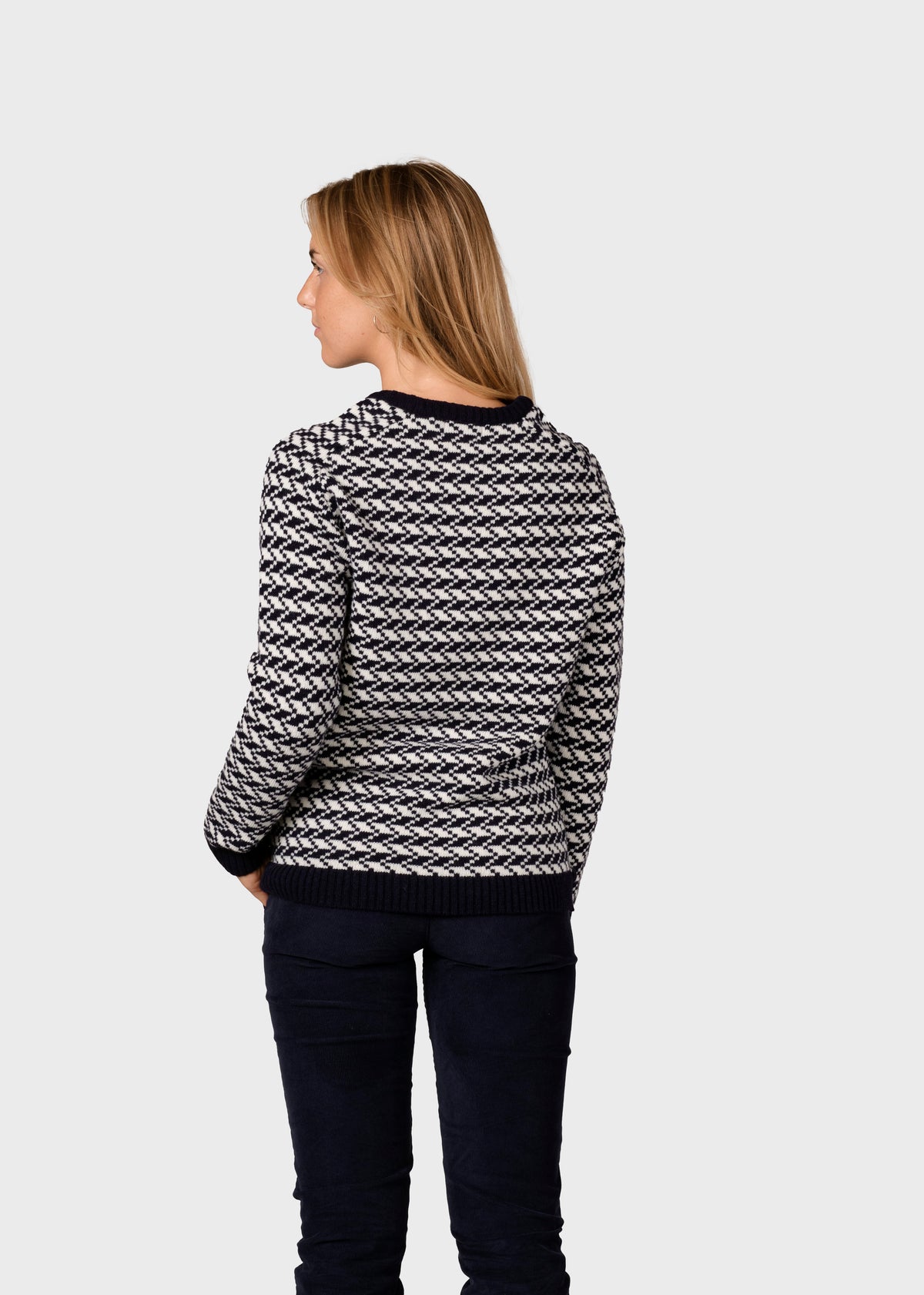 Klitmøller Collective ApS Ida knit Knitted sweaters Navy/cream