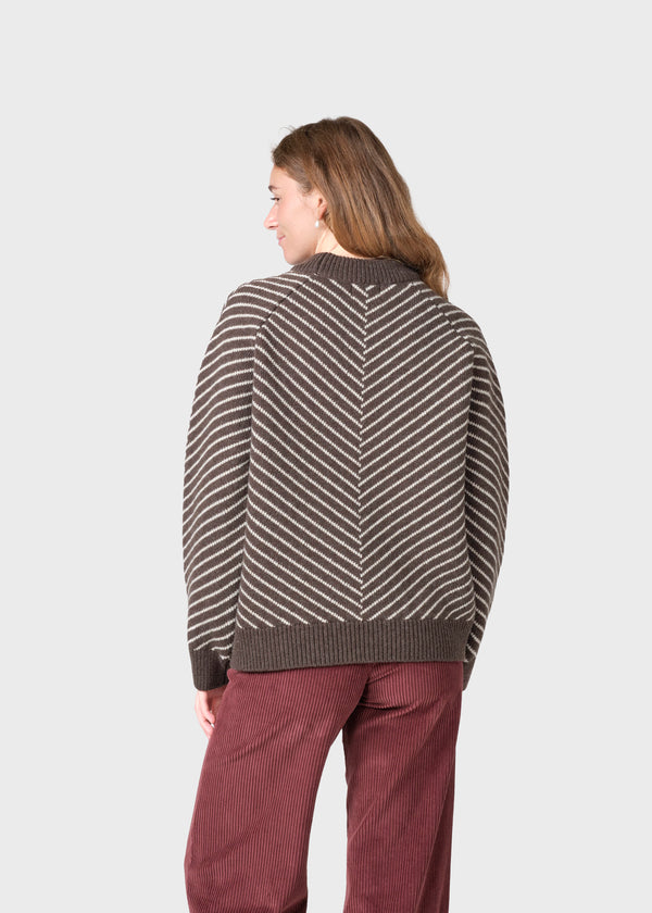 Klitmøller Collective ApS Ines knit Knitted sweaters Taupe/pastel sand