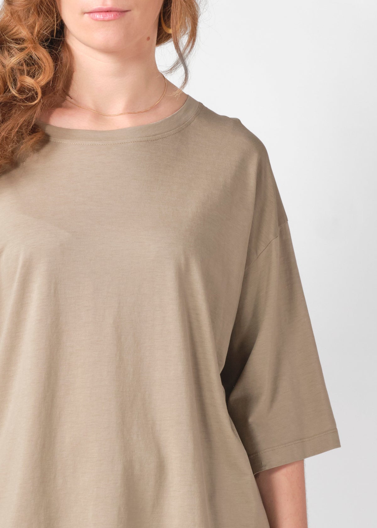 Klitmøller Collective ApS Inga Tee OCS T-Shirts Cashew