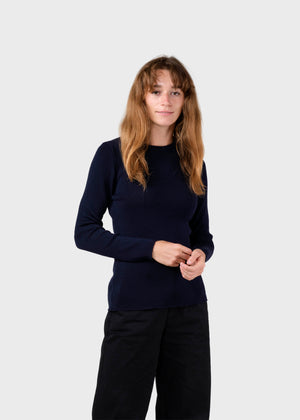 Klitmøller Collective ApS Ingrid knit Knitted sweaters Navy