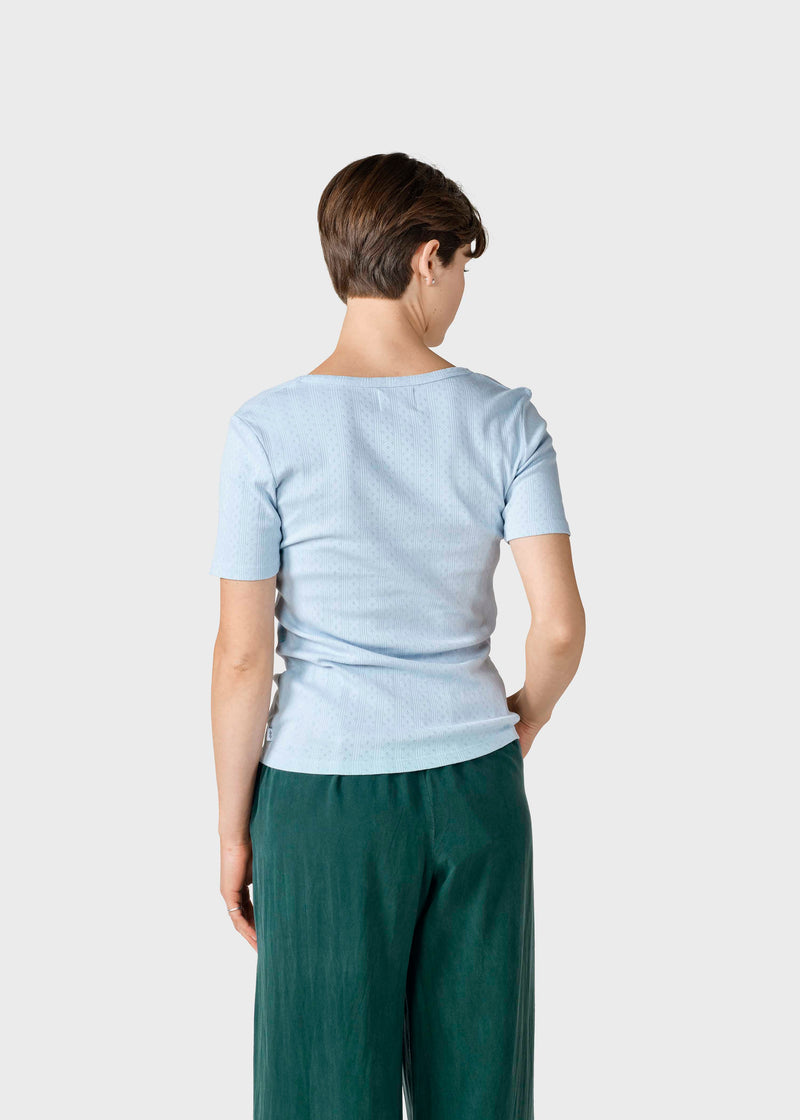 Klitmøller Collective ApS Iris tee  T-Shirts Light blue