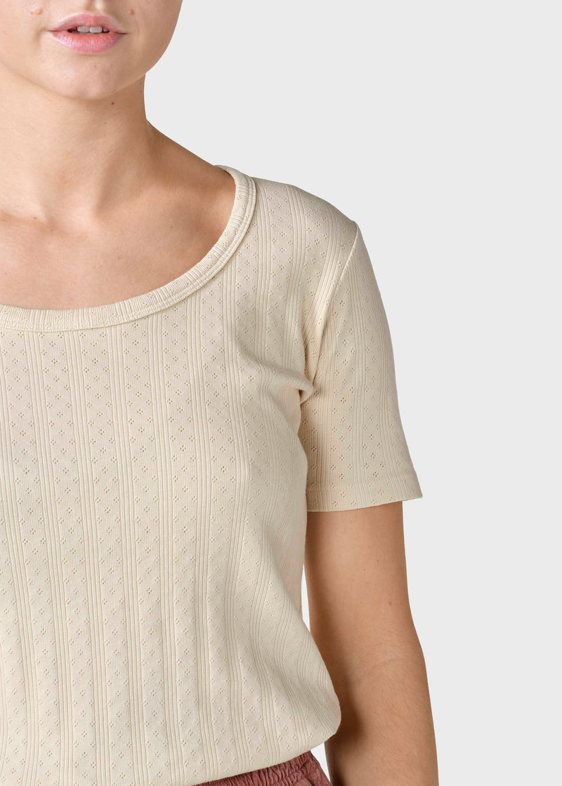 Klitmøller Collective ApS Iris tee  T-Shirts Pastel sand