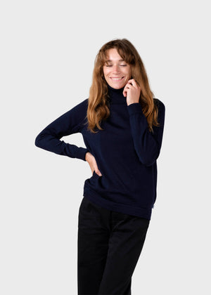 Klitmøller Collective ApS Isabella knit Knitted sweaters Navy