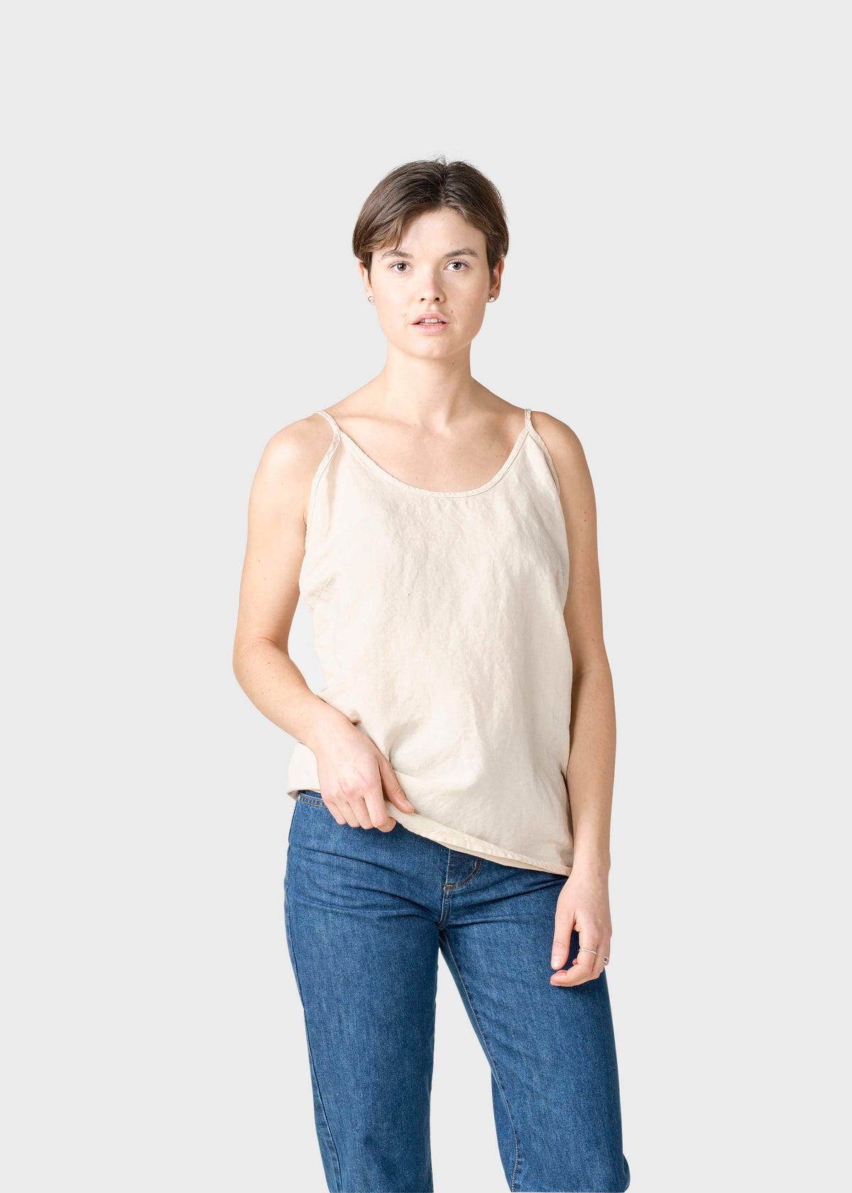 Klitmøller Collective ApS Isabella top T-Shirts Pastel sand