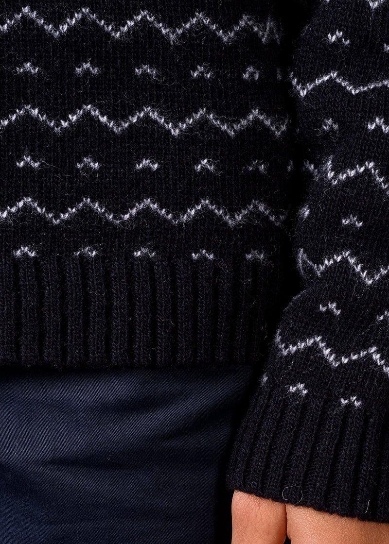 Klitmøller Collective ApS Jasmin  Knitted sweaters Black/light grey