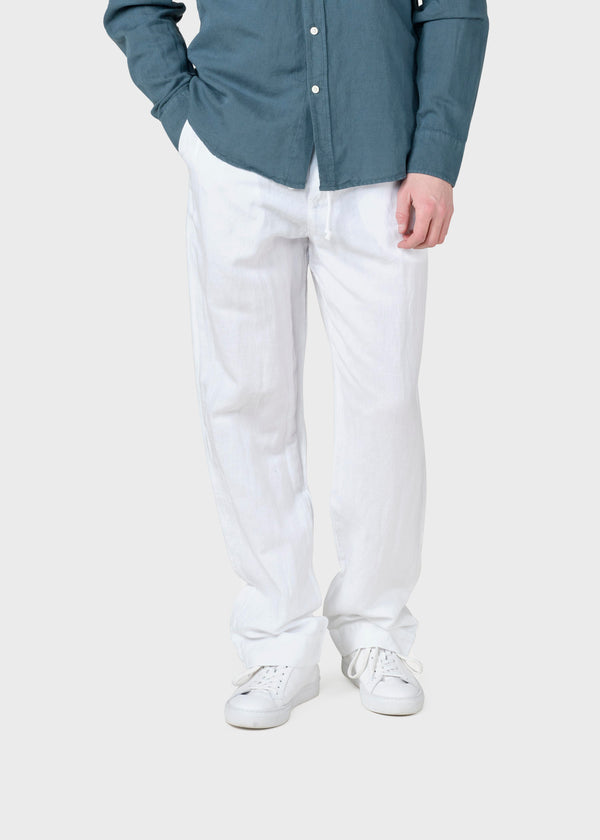 Klitmøller Collective ApS Jens linen pants Pants White