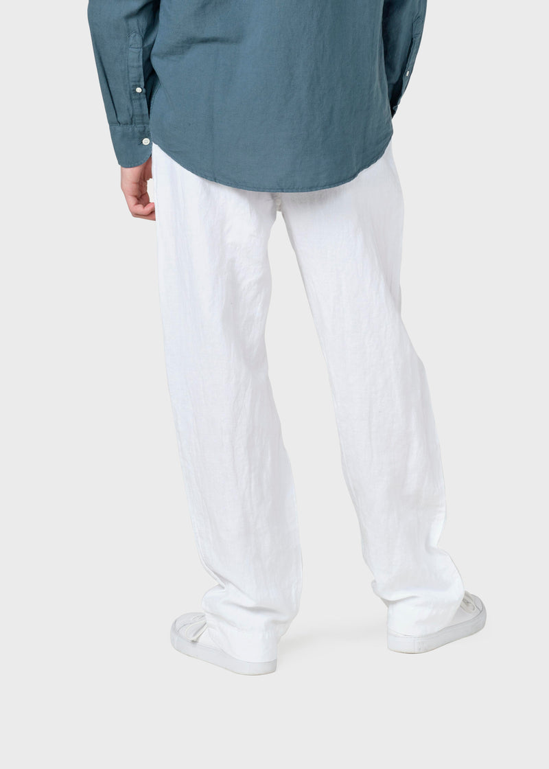 Klitmøller Collective ApS Jens linen pants Pants White
