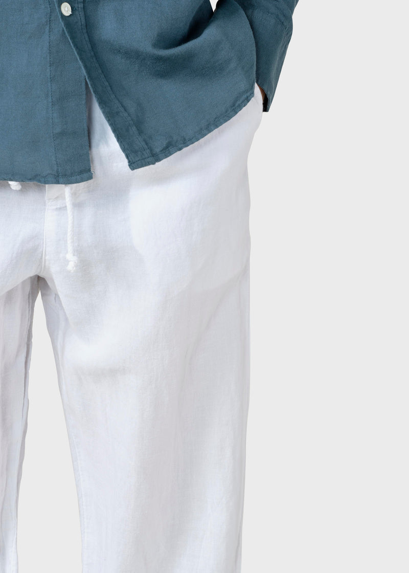 Klitmøller Collective ApS Jens linen pants Pants White