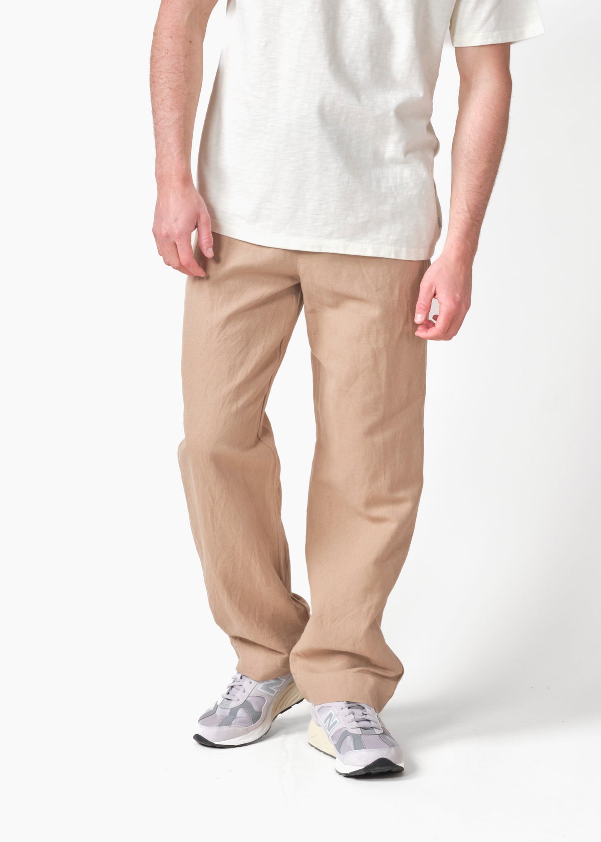 Klitmøller Collective ApS Jens linen pants OCS Pants Cashew