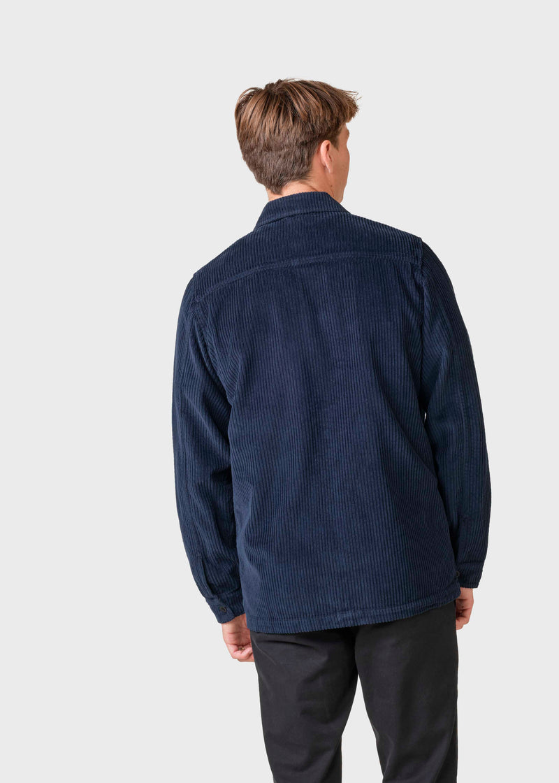 Klitmøller Collective ApS Jimmy cord overshirt Jackets Navy