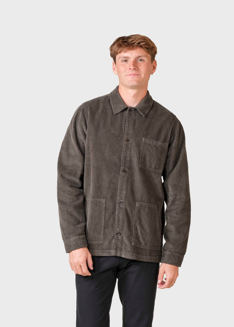 Klitmøller Collective ApS Jimmy cord overshirt Jackets Olive