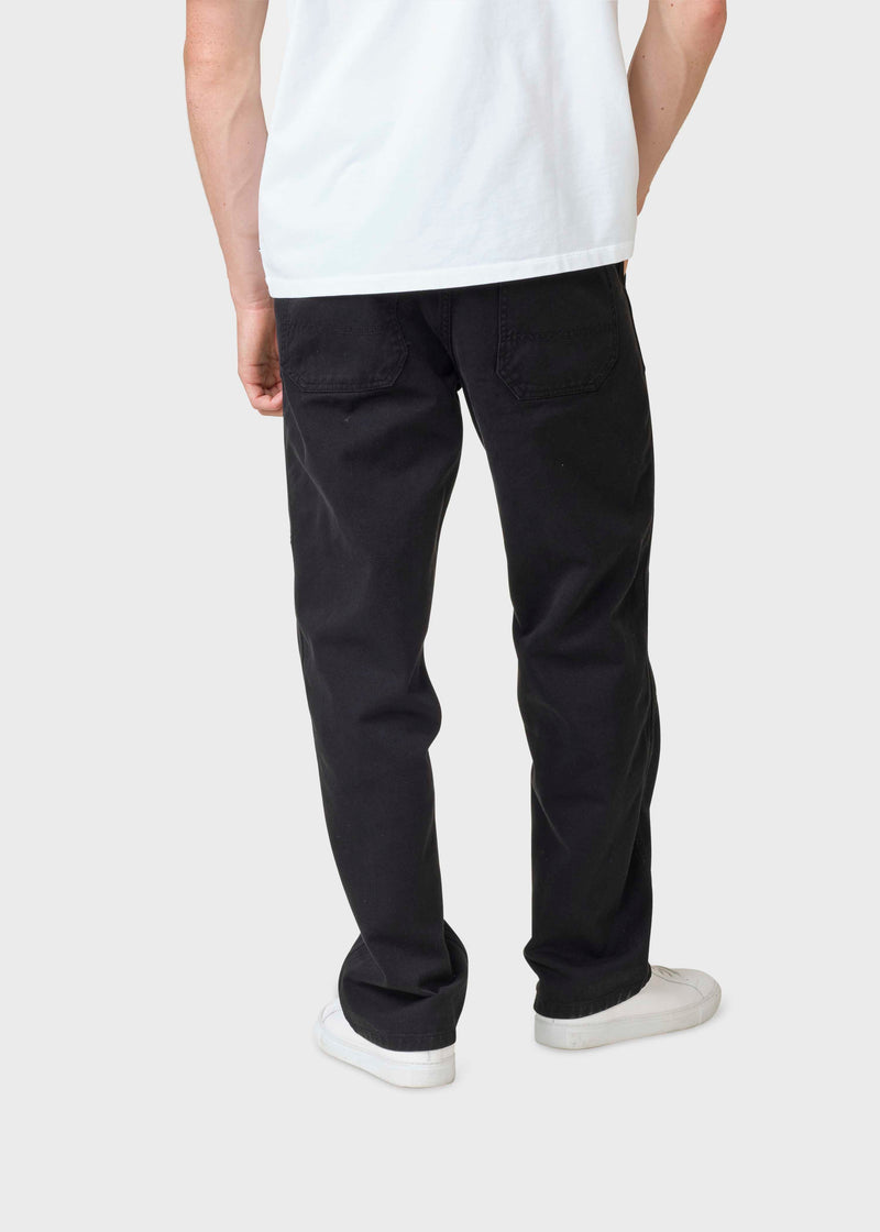 Klitmøller Collective ApS Jimmy twill pant Pants Washed black